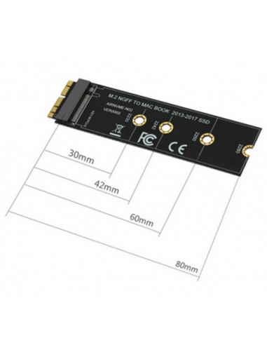 Adaptador SSD NVME para MacBook e iMac (2013/2015) - 2