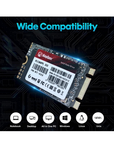 SSD M.2 SATA KingSpec 256Go NT-256GB (NGFF 2242) - 4