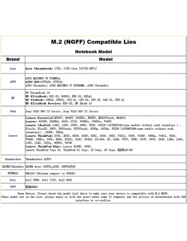 SSD M.2 SATA KingSpec 512Go NT-512GB (NGFF 2242) - 5