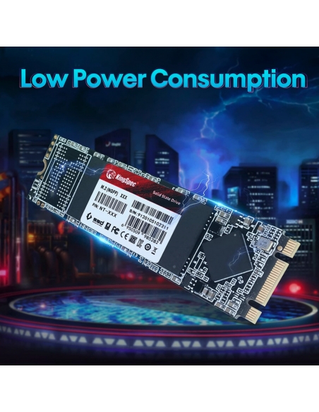 KingSpec 2TB M.2 SATA SSD NT-2TB (NGFF 2280) - 5