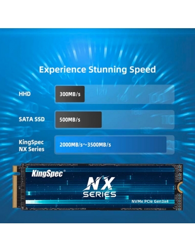 SSD KingSpec NX-256GB M.2 NVMe 2280 256 GB – 5