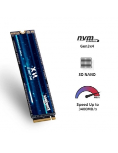 SSD M.2 NVME 2280 PCle Gen 3×4, NVMe 1.3 KingSpec 256Go NX-256GB (2280) 2