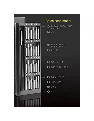 63 in 1 Multifunktionsschraubendreher Set, Magnetische Spitze, Tragbare Werkzeugbox - 4