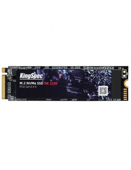 SSD M.2 NVME 2280 PCle Gen 3×4, NVMe 1.3 KingSpec 256Go NE-256GB (2280)