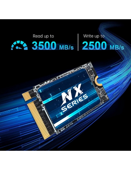 SSD M.2 NVME PCle Gen 3×4, NVMe 1.3 KingSpec 512Go NX-512GB (2230) - 4
