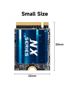 SSD M.2 NVME PCle Gen 3×4, NVMe 1.3 KingSpec 512Go NX-512GB (2230) 2