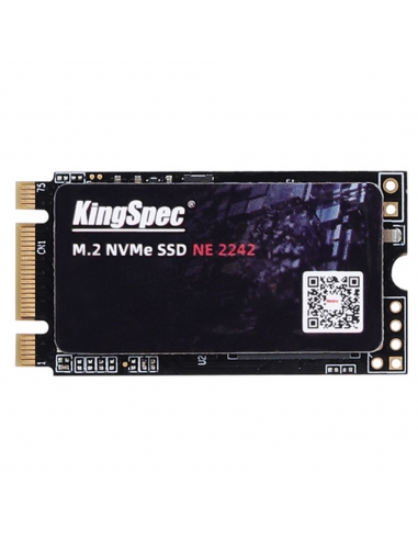 M.2 SSD NVME PCle Gen 3×2, NVMe 1.3 KingSpec 256Gb NE-256GB (2242)