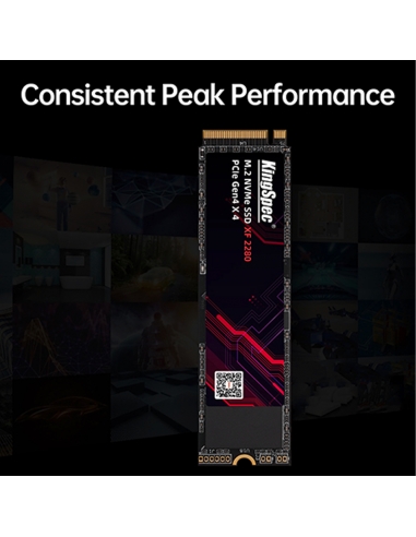 SSD M.2 NVME 2280 PCle Gen 4×4, NVMe 1.4 KingSpec 256Go XF-256GB (2280) - 4
