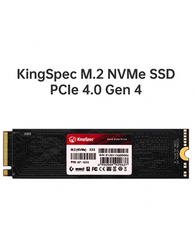 SSD M.2 NVME 2280 PCle Gen 4×4, NVMe 1.4 KingSpec 256Go XF-256GB (2280) - 2