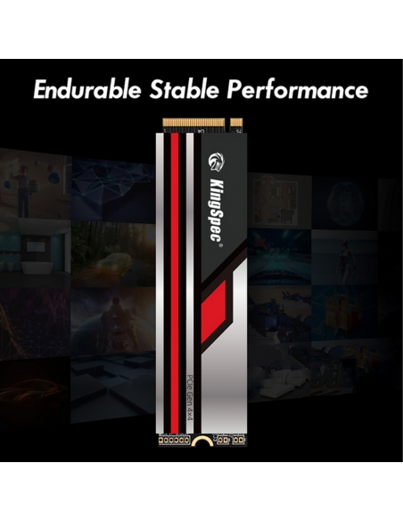 SSD M.2 NVME 2280 PCle Gen 4×4, NVMe 1.4 KingSpec 512Gb XG7000-512GB PRO(2280) Kompatibel mit PS5/PC