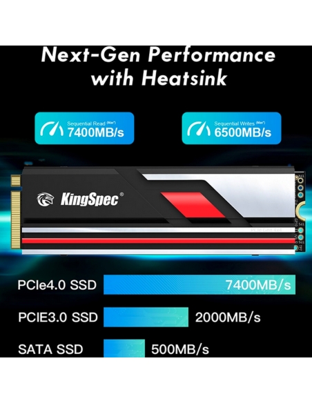 SSD Kompatibilan KingSpec XG7000-4TB PRO M.2 NVMe 2280 4 TB – 3