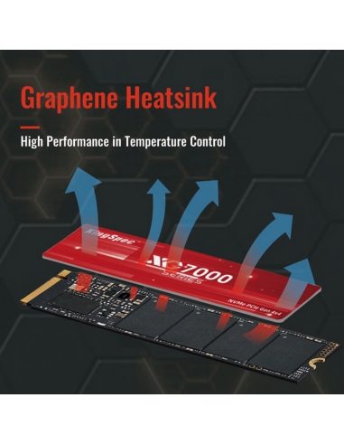 SSD M.2 NVME 2280 PCle Gen 4×4, NVMe 1.4 KingSpec 1Tb XG7000-1TB (2280) - 3