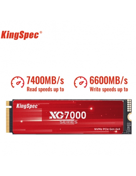 SSD M.2 NVME 2280 PCle Gen 4×4, NVMe 1.4 KingSpec 1Tb XG7000-1TB (2280) - 6