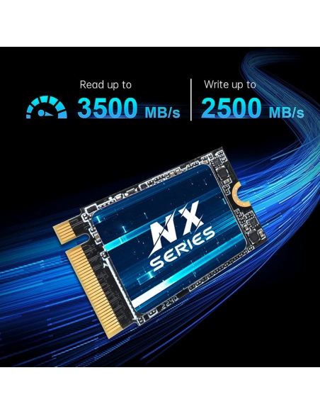 SSD M.2 NVME PCle Gen 3×4, NVMe 1.3 KingSpec 1To NX-1TB (2230) - 5