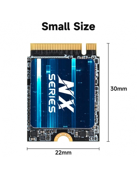 SSD M.2 NVME PCle Gen 3×4, NVMe 1.3 KingSpec 1To NX-1TB (2230) - 6