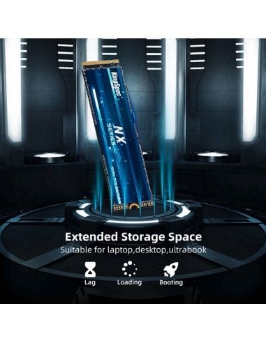 SSD M.2 NVME 2280 PCle Gen 3×4, NVMe 1.3 KingSpec 2To NX-2TB (2280) - 4