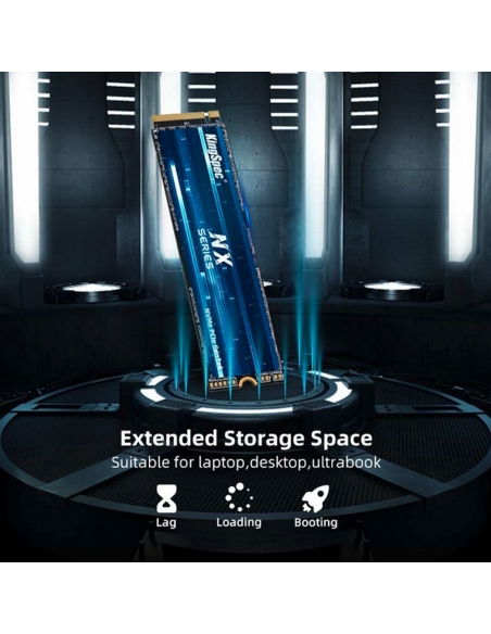 SSD M.2 NVME 2280 PCle Gen 3×4, NVMe 1.3 KingSpec 2To NX-2TB (2280) - 4