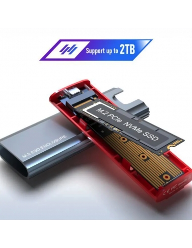 Boitier Externe pour SSD M.2 NVME + NGFF - 3