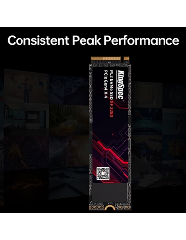 SSD M.2 NVME 2280 PCle Gen 4×4, NVMe 1.4 KingSpec 2To XF-2TB (2280) - 4