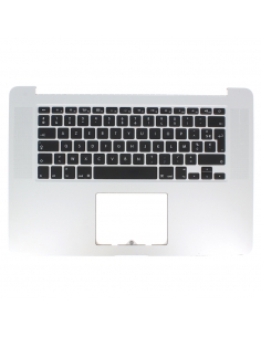 Capa superior com teclado francês Azerty para MacBook Pro 15" Retina (Meados de 2012 - Início de 2013)