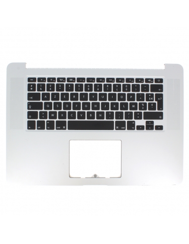 Coque supérieure avec clavier Français Azerty pour MacBook Pro 15" Retina (A1398) Mi 2012 - Début 2013