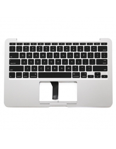 Coque supérieure avec clavier Américain Qwerty (États-Unis) pour MacBook Air 11" (A1465) Mi 2013 - Début 2015