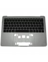 Coque supérieure avec clavier Français Azerty (Argent) pour MacBook Pro 13" (A1708) 2016 - 2017