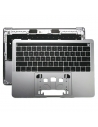 Coque supérieure avec clavier Américain Qwerty (États-Unis) (Gris Sidéral) pour MacBook Pro 13" Touch Bar (A1706) 2017