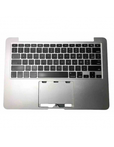 Coque supérieure avec clavier Français Azerty International pour MacBook Pro 13" Retina (A1502) Fin 2013 - Mi 2014