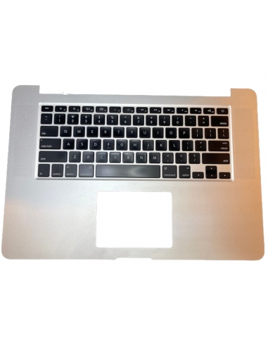Coque supérieure avec clavier Américain Qwerty (États-Unis) pour MacBook Pro 15" Retina (A1398) Mi 2015