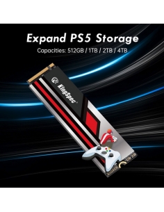 SSD M.2 NVME 2280 PCle Gen 4×4, NVMe 1.4 KingSpec 2Tb XG7000-2TB PRO(2280) Compatible avec PS5/PC 2