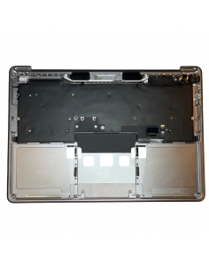 Coque supérieure avec clavier Azerty (Gris sidéral) touchbar pour MacBook Pro 13" M1 (A2338) 2020 2