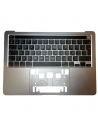 Coque supérieure avec clavier Azerty (Gris sidéral) touchbar pour MacBook Pro 13" M1 (A2338) 2020