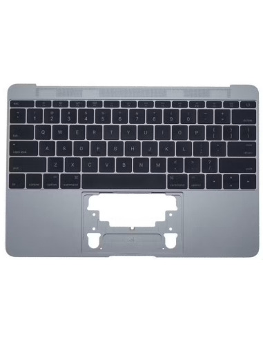 Augšējais korpuss (top case) Amerikāņu priekš MacBook 12" Retina (A1534, 2015), Kosmiski pelēks