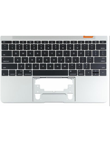 Coque Supérieure Clavier US (A1534) Argent MacBook Retina 12" 2016-2017