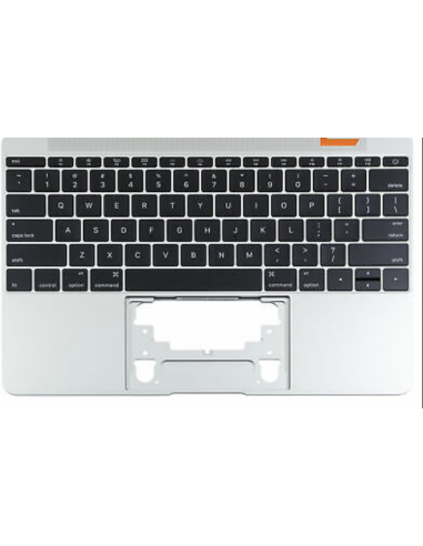 Coque Supérieure Clavier US (A1534) Argent MacBook Retina 12" 2016-2017