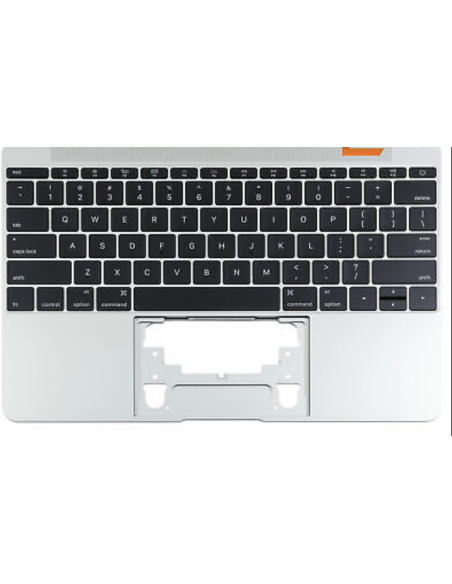 Coque Supérieure Clavier US (A1534) Argent MacBook Retina 12" 2016-2017