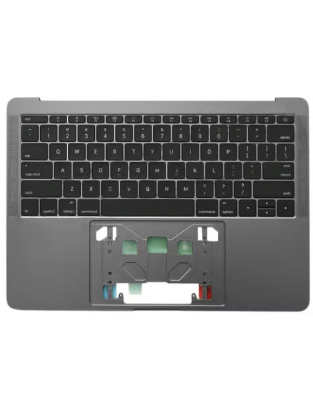 Augšējais korpuss (top case) Amerikāņu priekš MacBook Pro 13" Retina (A1708, 2016-2017), Kosmiski pelēks