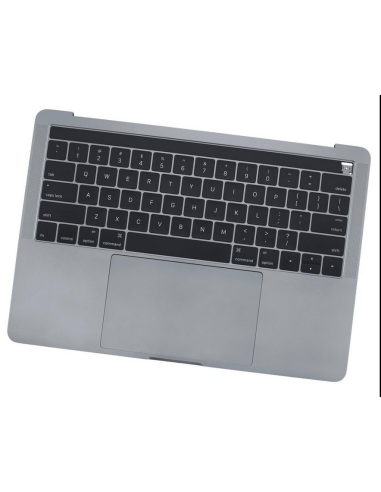 Coque Supérieure Clavier US (A1989) Gris Sidéral MacBook Pro Retina Touchbar 13" 2018 - 2019 (4ports)