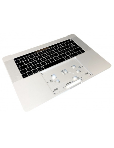 Верхний корпус (французская раскладка) для MacBook Pro 15" Retina Touch Bar (A1990, 2018-2019), Серебристый – 1