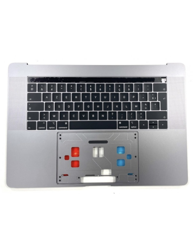 Coque Supérieure Clavier Francais (A1990) Gris Sidéral MacBook Pro Retina Touchbar 15" 2018 - 2019