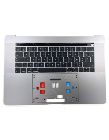 Topcase met Franse toetsenbord voor MacBook Pro 15" Retina Touch Bar (A1990, 2018-2019), Spacegrijs