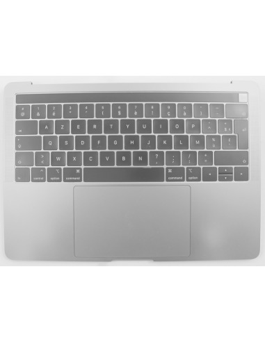 Coque Supérieure Clavier Francais (A2159) Argent MacBook Pro Retina Touchbar 13" 2019 (2ports)