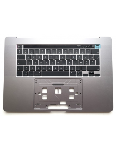 Coque Supérieure Clavier Francais (A2141) Gris Sidéral MacBook Pro Retina Touchbar 16" 2019