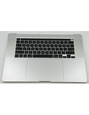 Coque Supérieure Clavier US (A2141) Argent MacBook Pro Retina Touchbar 16" 2019