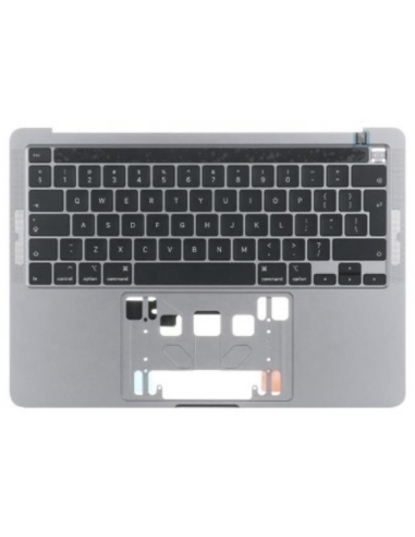 Coque Supérieure Clavier US (A2289) Gris Sidéral MacBook Pro Retina Touchbar 13" E2020 (2ports)