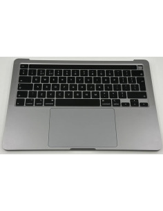 Coque Supérieure Clavier US (A2251) Gris Sidéral MacBook Pro Retina Touchbar 13" E2020 (4ports)