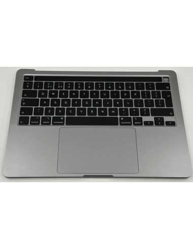 Coque Supérieure Clavier US (A2251) Gris Sidéral MacBook Pro Retina Touchbar 13" E2020 (4ports)