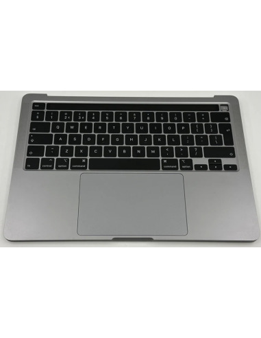 Coque Supérieure Clavier US (A2251) Gris Sidéral MacBook Pro Retina Touchbar 13" E2020 (4ports)