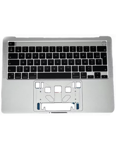 Coque Supérieure Clavier Francais (A2338) Argent MacBook Pro Retina Touchbar M1 13" L2020